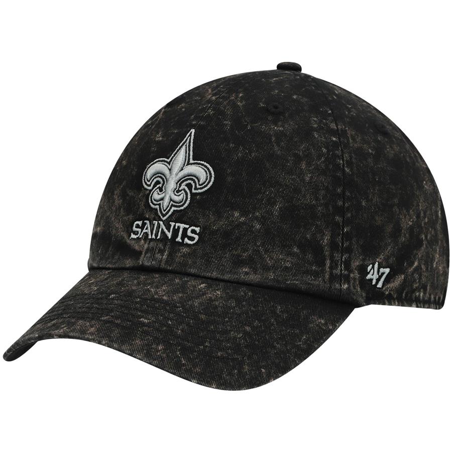 New Orleans Saints '47 Gamut Clean Up Adjustable Hat - Black
