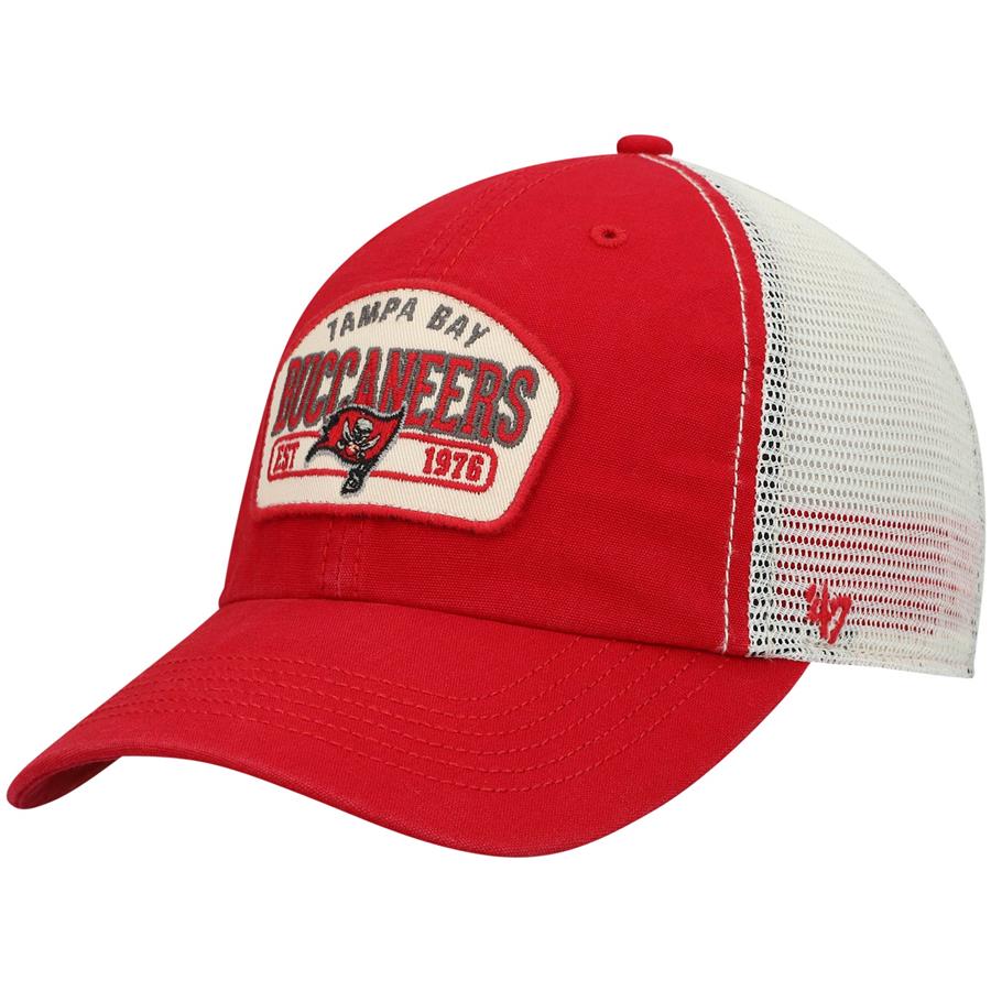 Tampa Bay Buccaneers '47 Penwald Trucker Clean Up Snapback Hat - Red