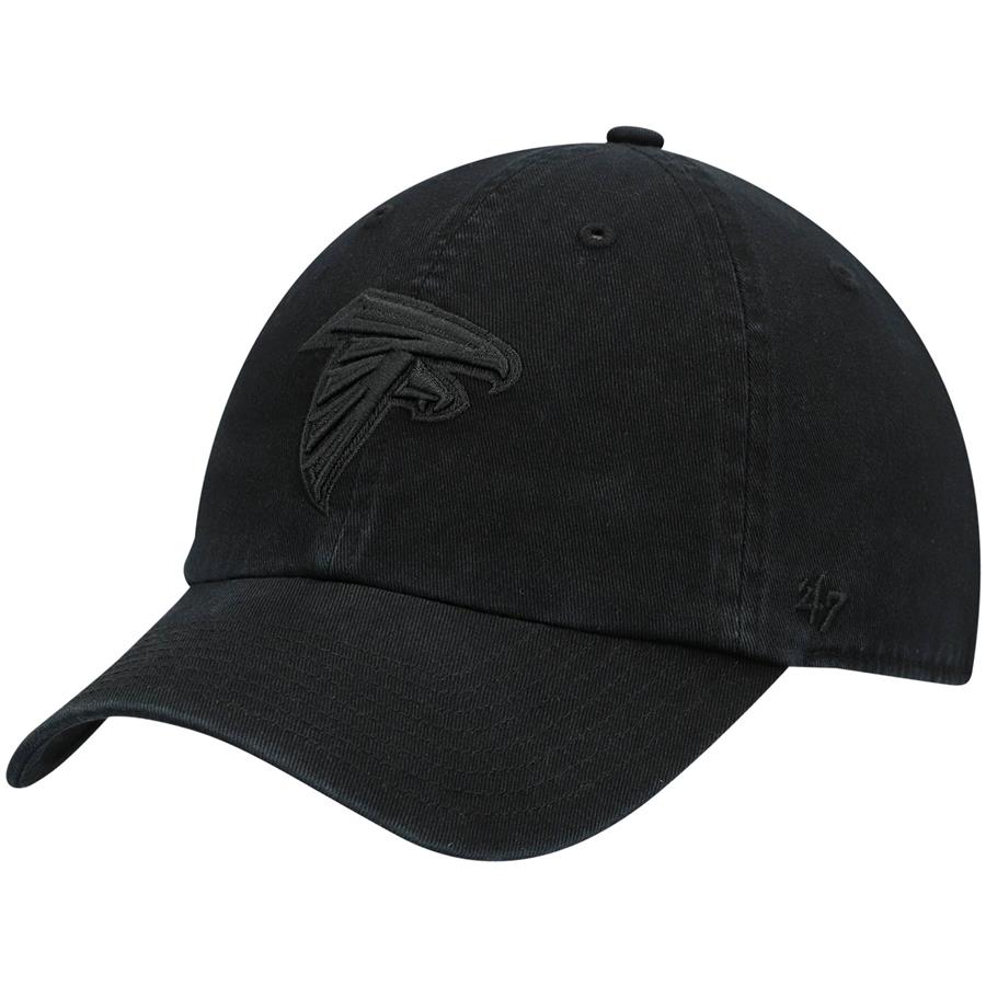 Atlanta Falcons '47 Team Tonal Clean Up Adjustable Hat - Black