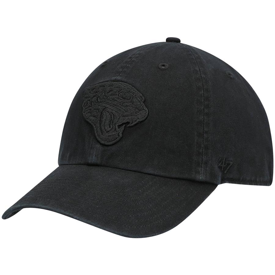Jacksonville Jaguars '47 Team Tonal Clean Up Adjustable Hat - Black