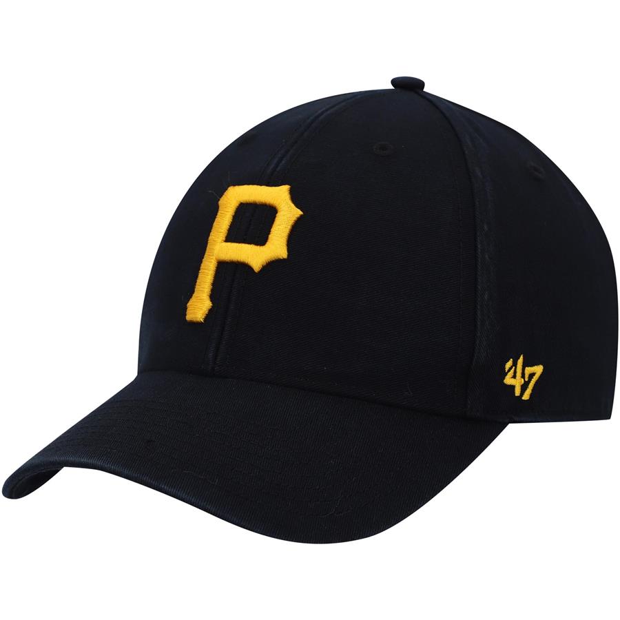 Pittsburgh Pirates '47 Legend MVP Logo Adjustable Hat - Black
