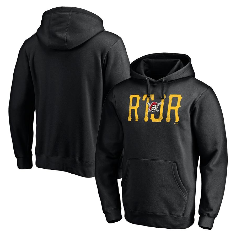 Pittsburgh Pirates Fanatics Branded Hometown Raise the Jolly Roger Pullover Hoodie - Black