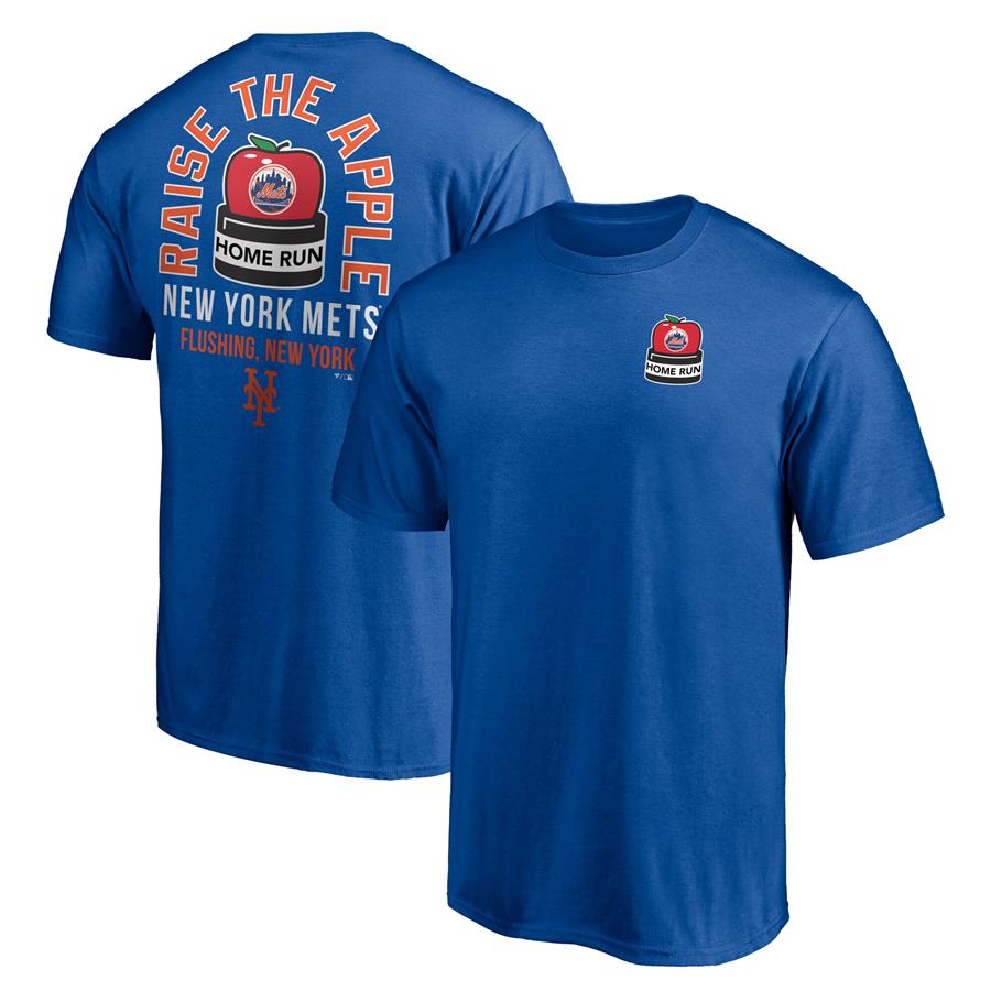 New York Mets Fanatics Branded Raise The Apple Hometown T-Shirt - Royal