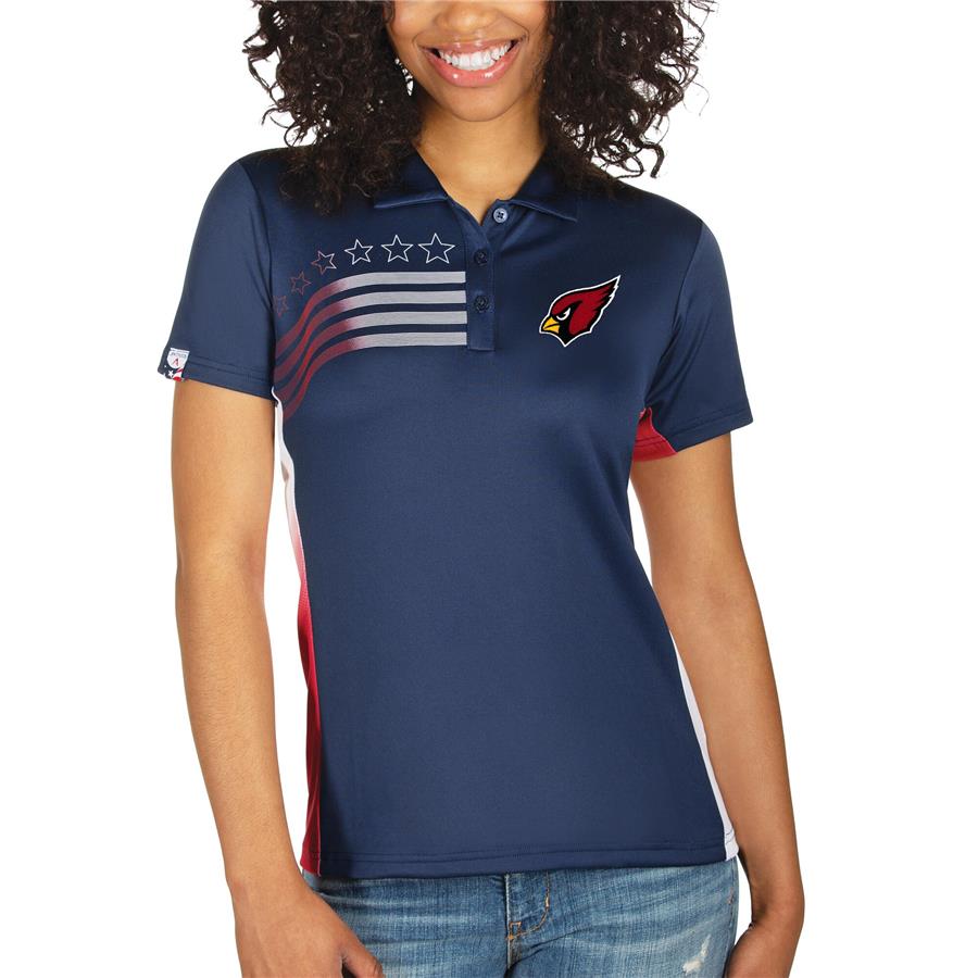 Arizona Cardinals Antigua Women's Liberty Polo - Navy