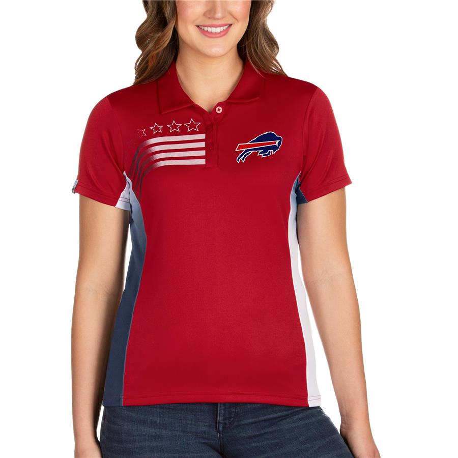Buffalo Bills Antigua Women's Liberty Polo - Red