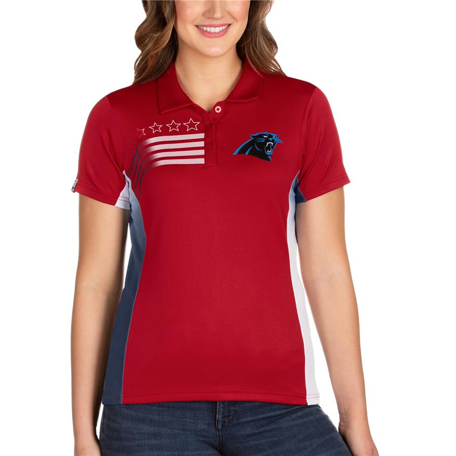 Carolina Panthers Antigua Women's Liberty Polo - Red