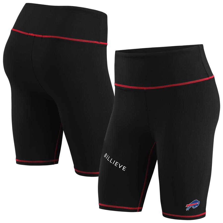 Buffalo Bills WEAR by Erin Andrews Women's Bike Shorts - Black
