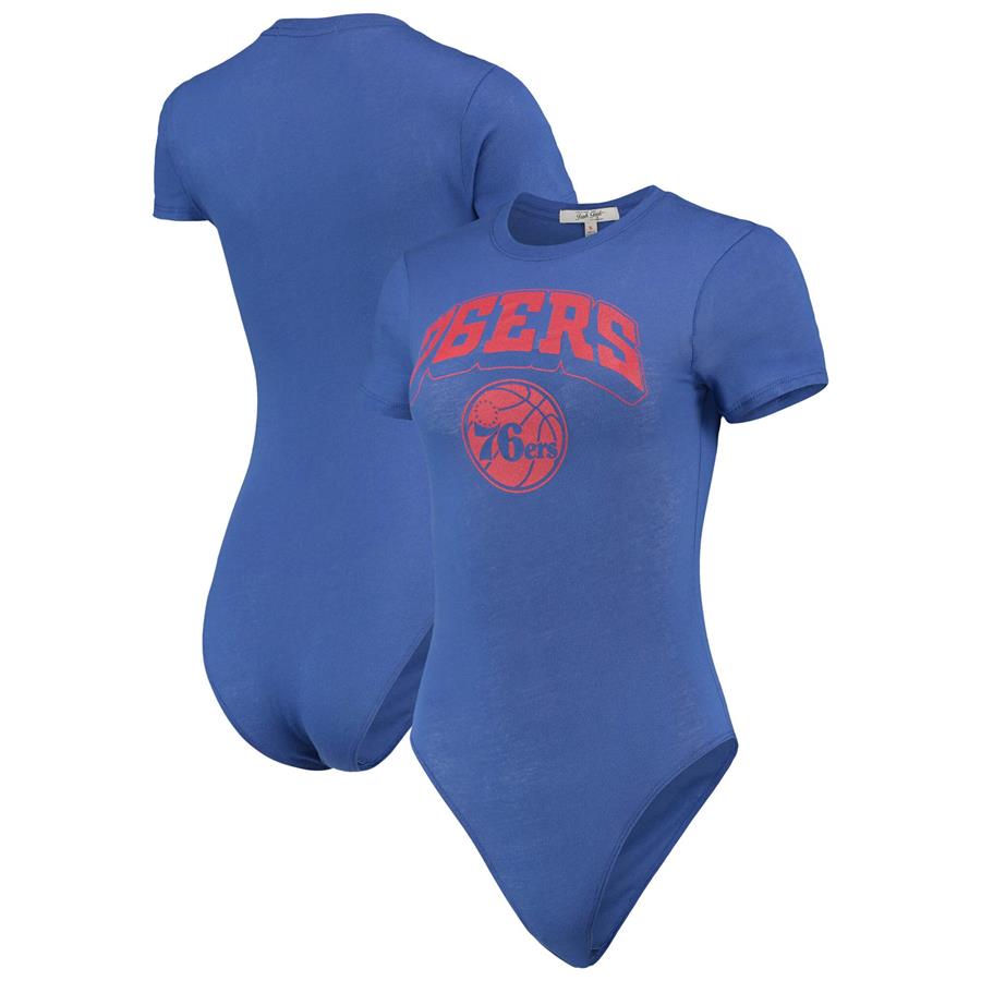 Philadelphia 76ers Junk Food Women's Bodysuit - Royal