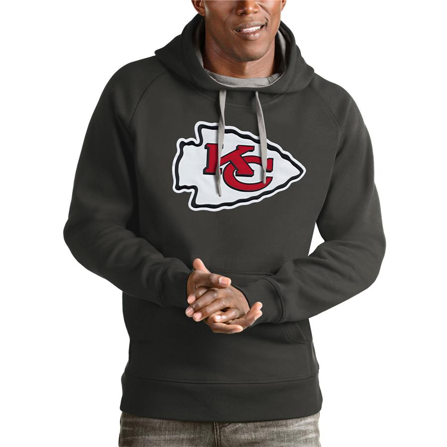 Худи Kansas City Chiefs Antigua Victory (тёмно-серый)