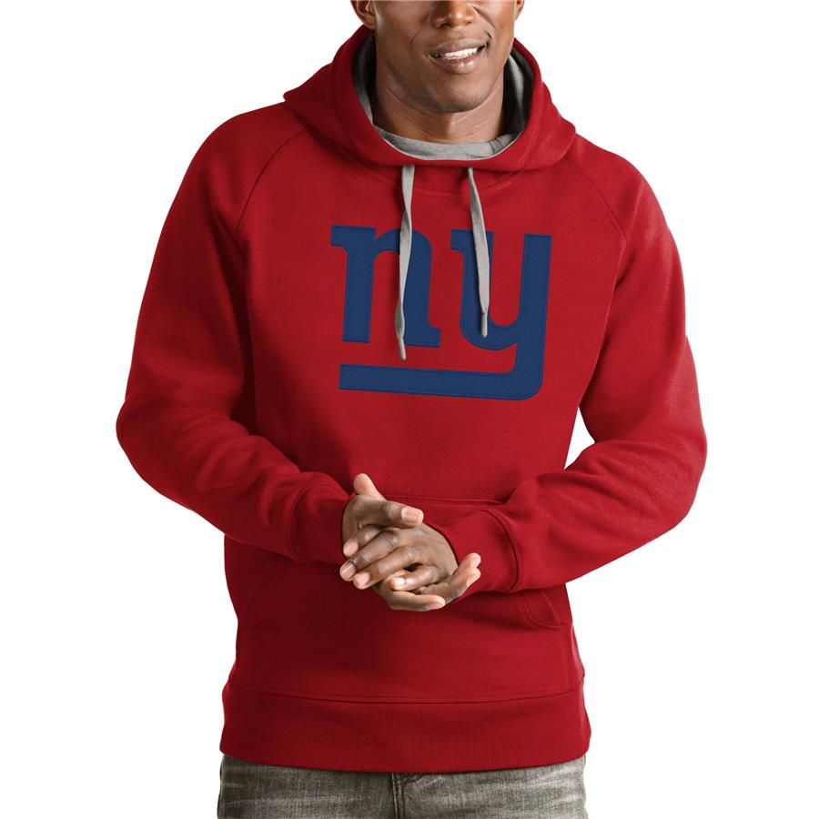 New York Giants Antigua Victory Pullover Hoodie - Red