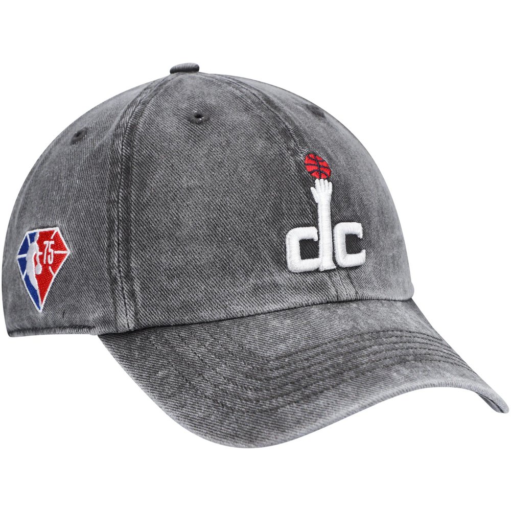 Washington Wizards '47 75th Anniversary Rocker Clean Up Adjustable Hat - Black