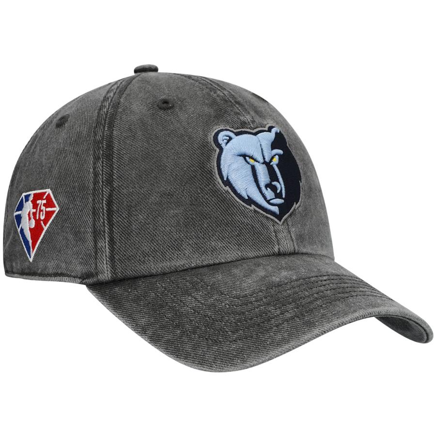 Memphis Grizzlies '47 75th Anniversary Rocker Clean Up Adjustable Hat - Black