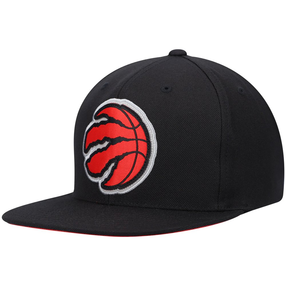 Toronto Raptors Mitchell & Ness Hardwood Classics Pop Snapback Hat - Black