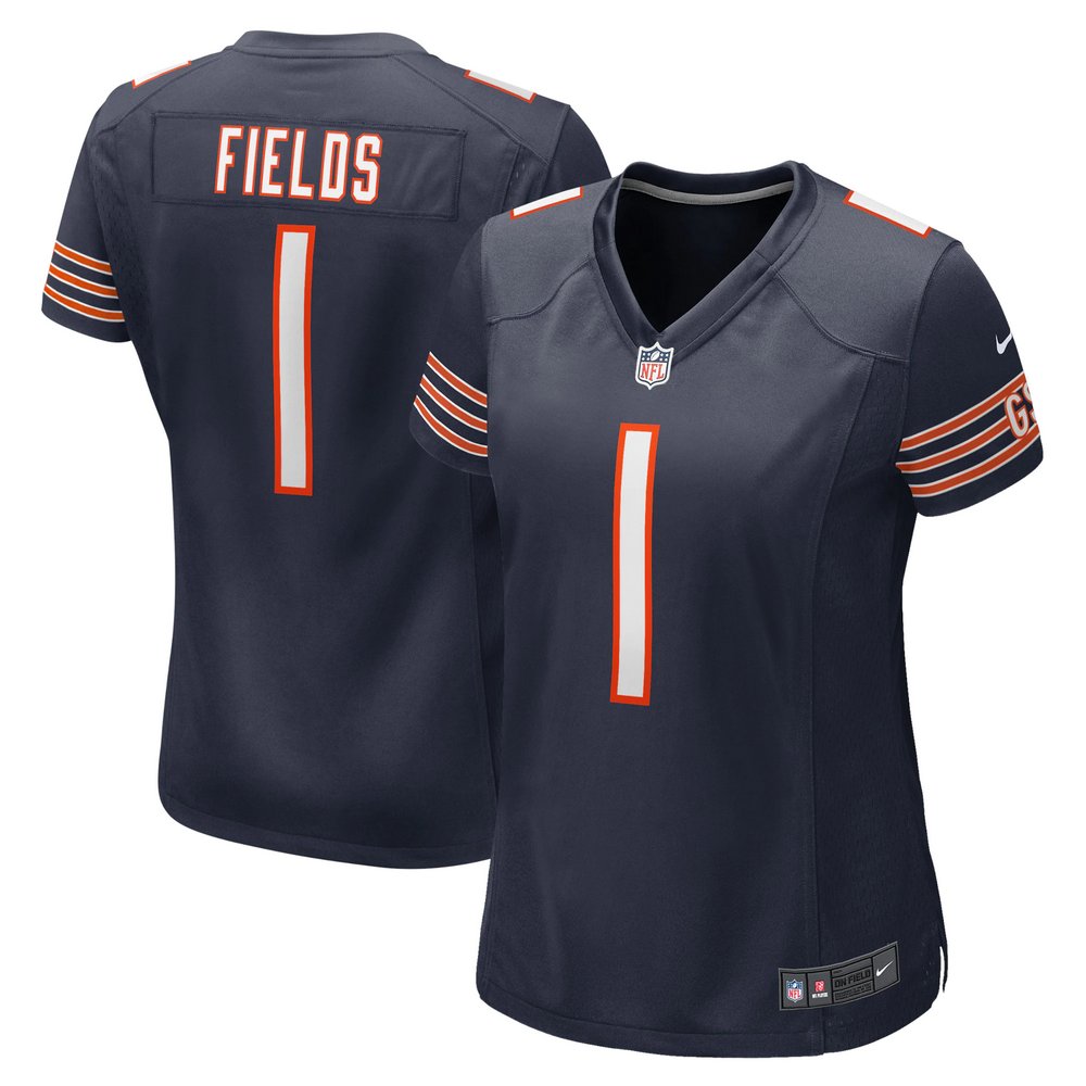 Justin Fields Chicago Bears Nike Women's Game Jersey - Navy