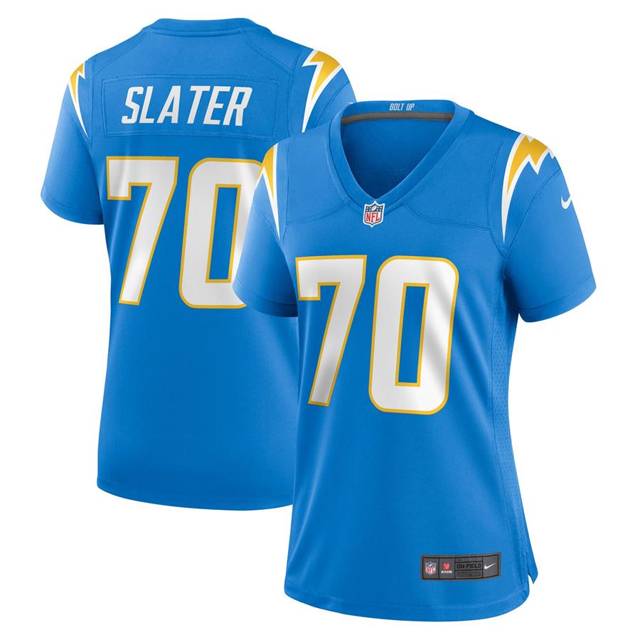 Женское джерси Rashawn Slater Los Angeles Chargers Nike Game (голубой)