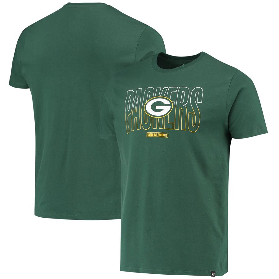 Green Bay Packers '47 Split Squad Super Rival T-Shirt - Green