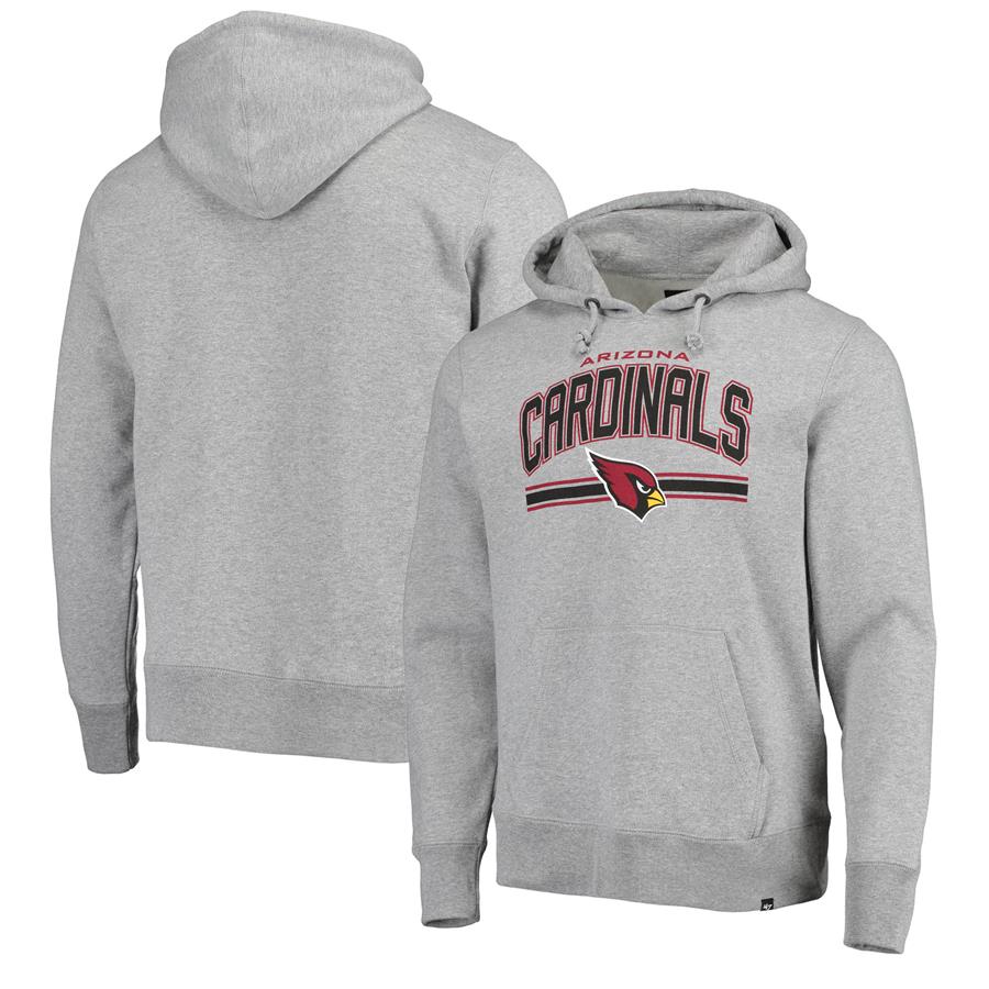 Arizona Cardinals '47 Foundation Pullover Hoodie - Gray