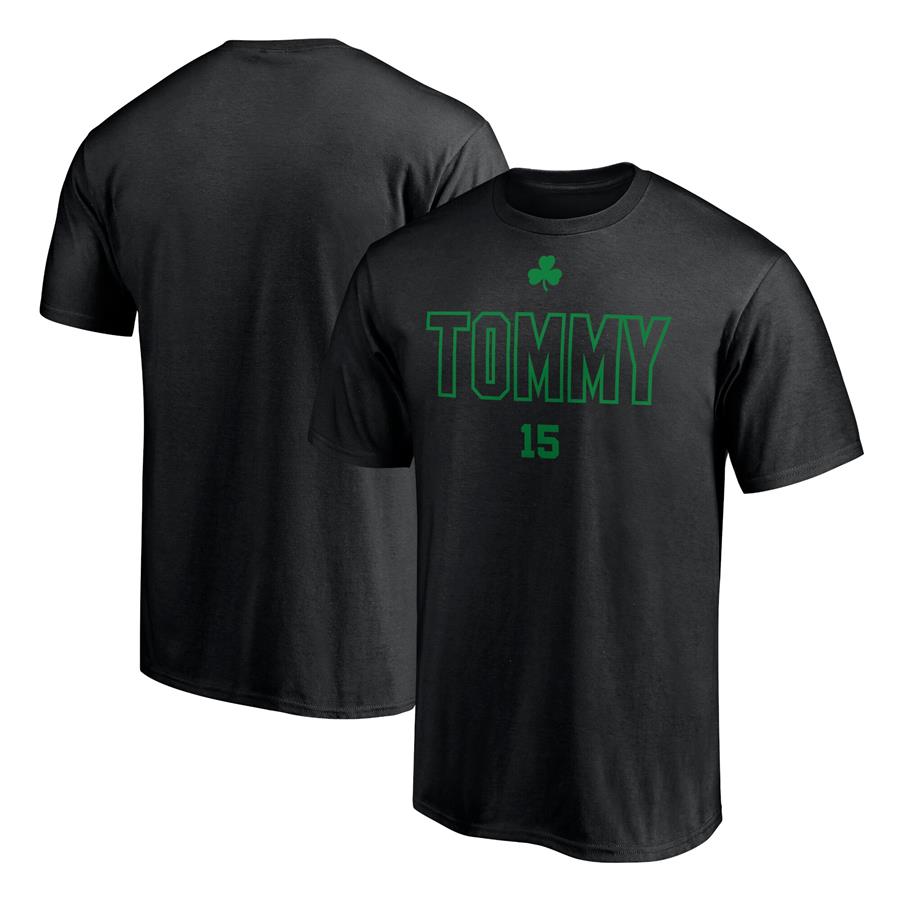 Tom Heinsohn Boston Celtics Fanatics Branded T-Shirt - Black