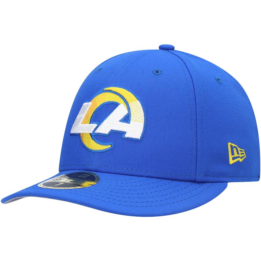Los Angeles Rams New Era Omaha Low Profile 59FIFTY Fitted Hat - Royal