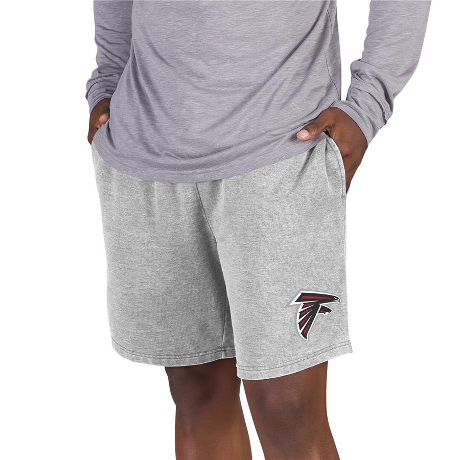 Atlanta Falcons Concepts Sport Recline Terry Jam Shorts - Gray