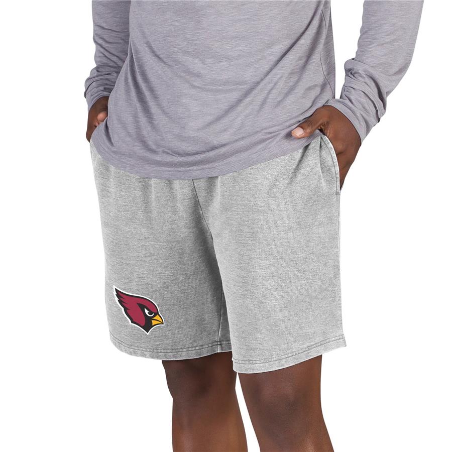 Arizona Cardinals Concepts Sport Recline Terry Jam Shorts - Gray