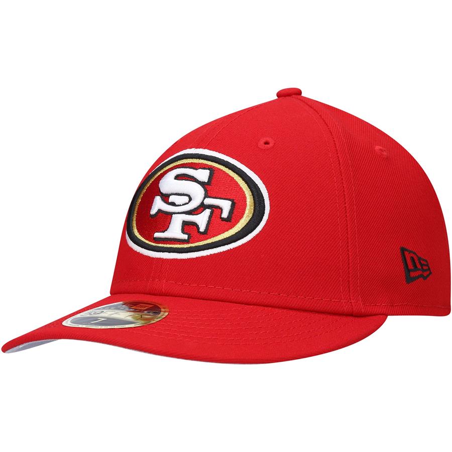 San Francisco 49ers New Era Omaha Low Profile 59FIFTY Fitted Hat - Scarlet