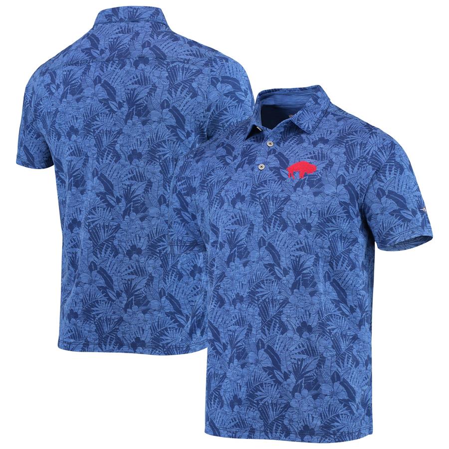 Buffalo Bills Tommy Bahama Throwback Sport Palmetto Palms Polo - Royal