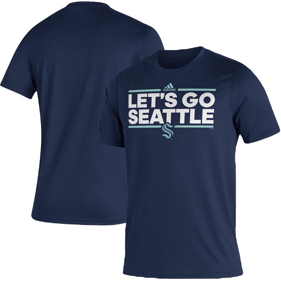 Seattle Kraken adidas Dassler Creator T-Shirt - Navy
