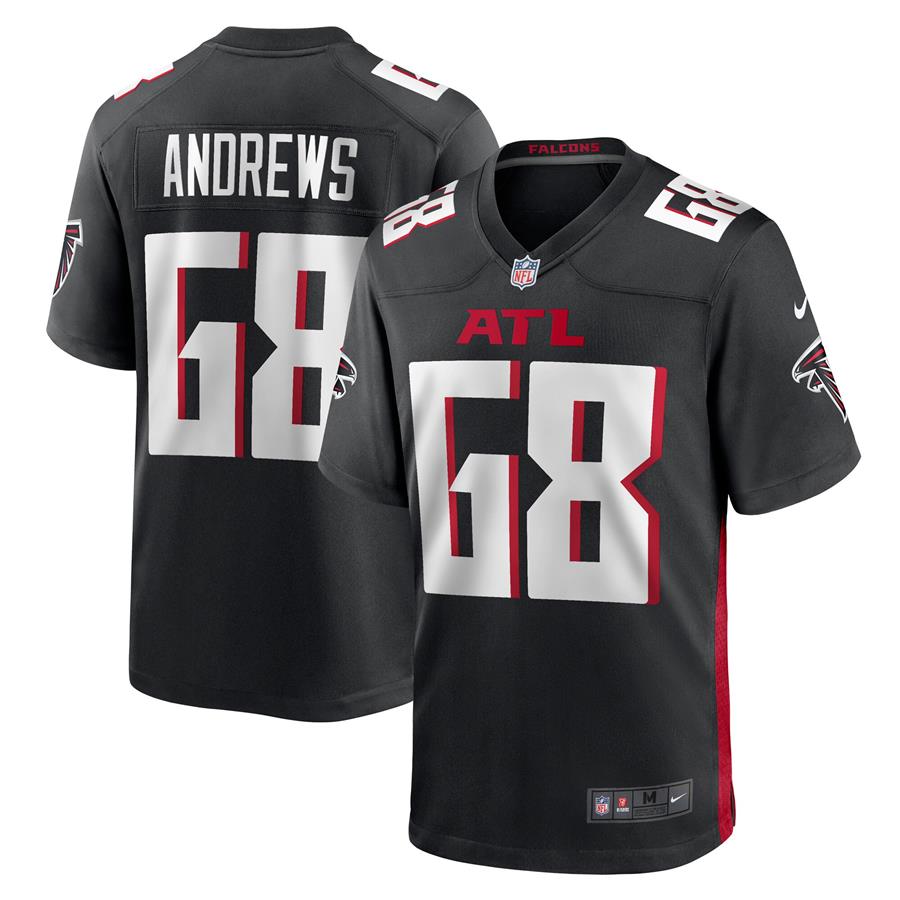 Josh Andrews Atlanta Falcons Nike Game Player Jersey - Black