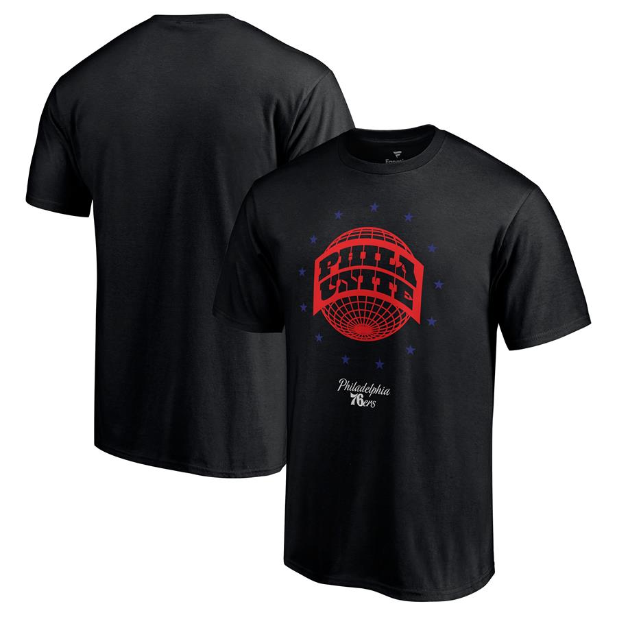 Philadelphia 76ers Fanatics Branded Phila Unite Hometown Collection T-Shirt - Black