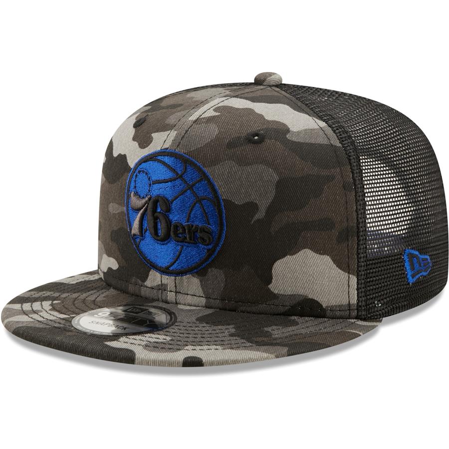 Philadelphia 76ers New Era 9FIFTY Snapback Hat - Camo