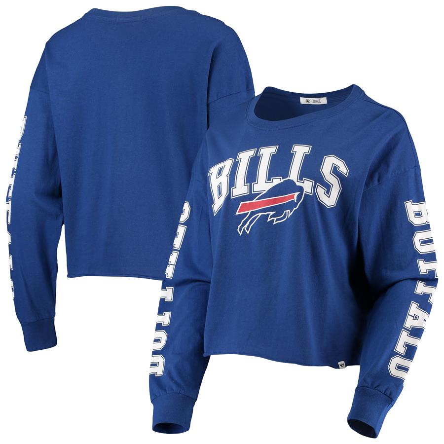 Buffalo Bills '47 Women's Parkway Long Sleeve T-Shirt - Royal