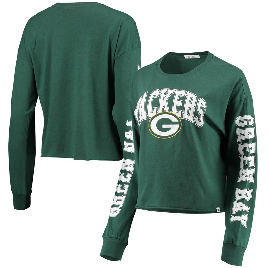 Green Bay Packers '47 Women's Parkway Long Sleeve T-Shirt - Green