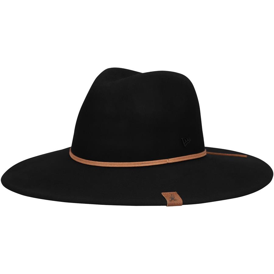 Cleveland Browns New Era Women's Willow Wide Brim Fedora - Black