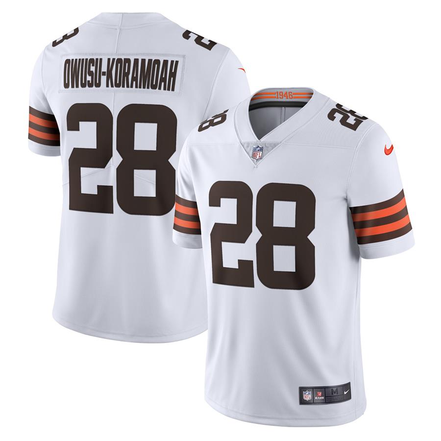 Jeremiah Owusu-Koramoah Cleveland Browns Nike Vapor Limited Jersey - White