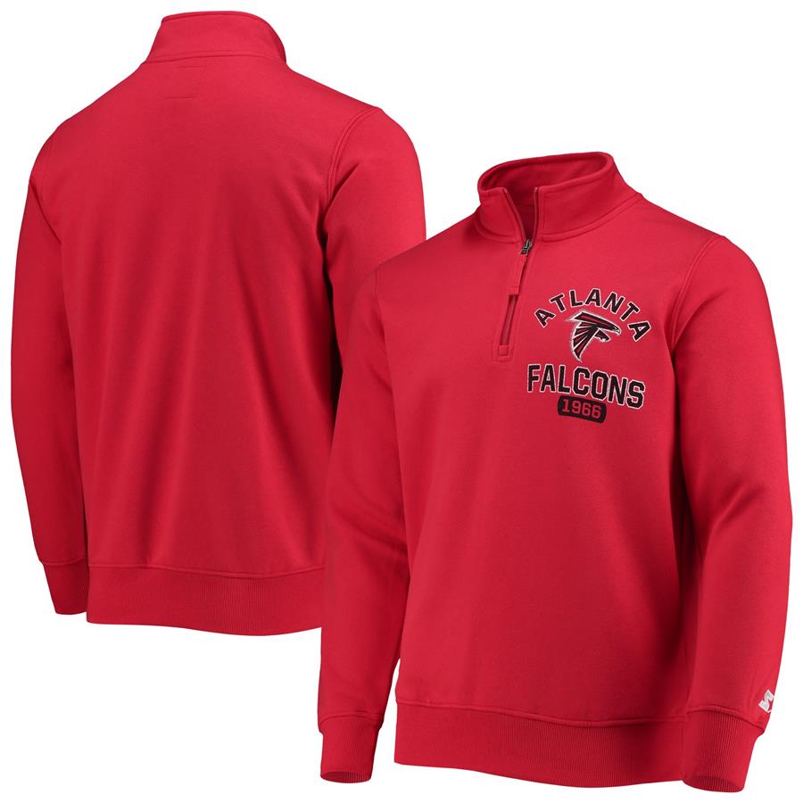 Atlanta Falcons Starter Heisman Quarter-Zip Jacket - Red