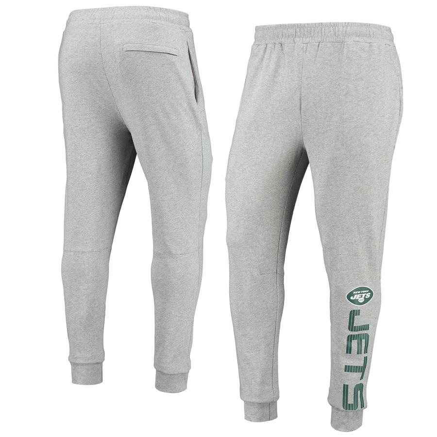 New York Jets MSX by Michael Strahan Jogger Pants - Heathered Gray