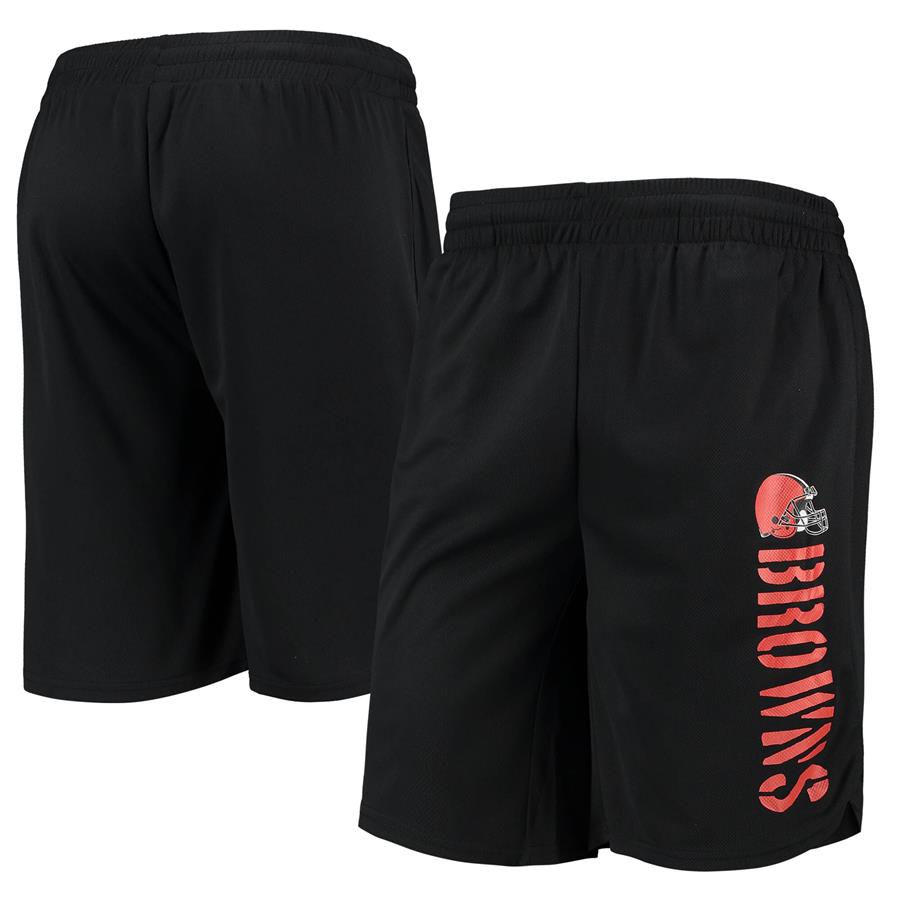 Cleveland Browns MSX by Michael Strahan Training Shorts - Black