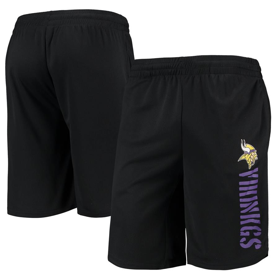 Minnesota Vikings MSX by Michael Strahan Training Shorts - Black