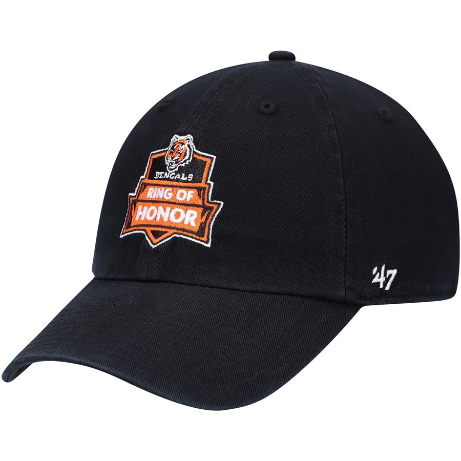 Cincinnati Bengals '47 Ring of Honor Clean Up Adjustable Hat - Black