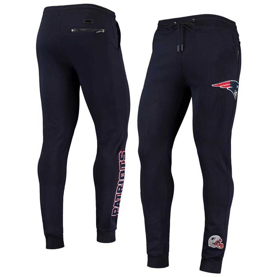 New England Patriots Pro Standard Logo Jogger Pants - Navy