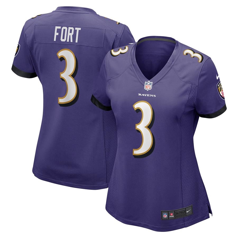 L.J. Fort Baltimore Ravens Nike Women's Game Player Jersey - Purple