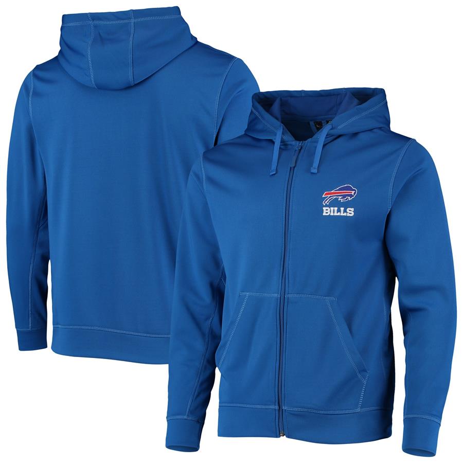 Buffalo Bills Dunbrooke Trophy Fleece Full-Zip Hoodie - Royal