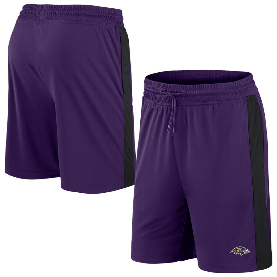 Baltimore Ravens Fanatics Branded Break It Loose Shorts - Purple