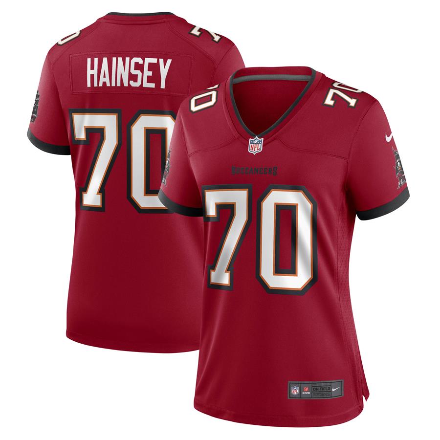 Robert Hainsey Tampa Bay Buccaneers Nike Women's Game Jersey - Red