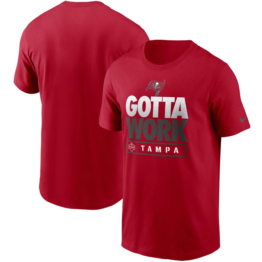 Tampa Bay Buccaneers Nike 2021 NFL Training Camp Gotta Work T-Shirt - Red