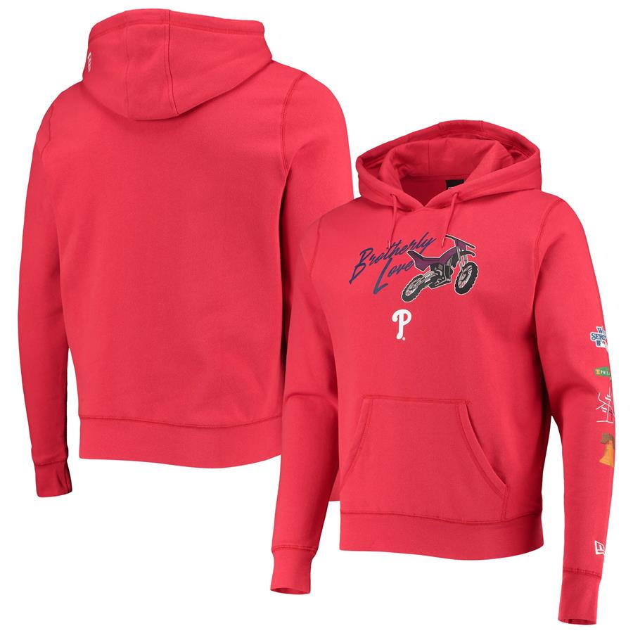 Худи Philadelphia Phillies New Era City Transit (красный)