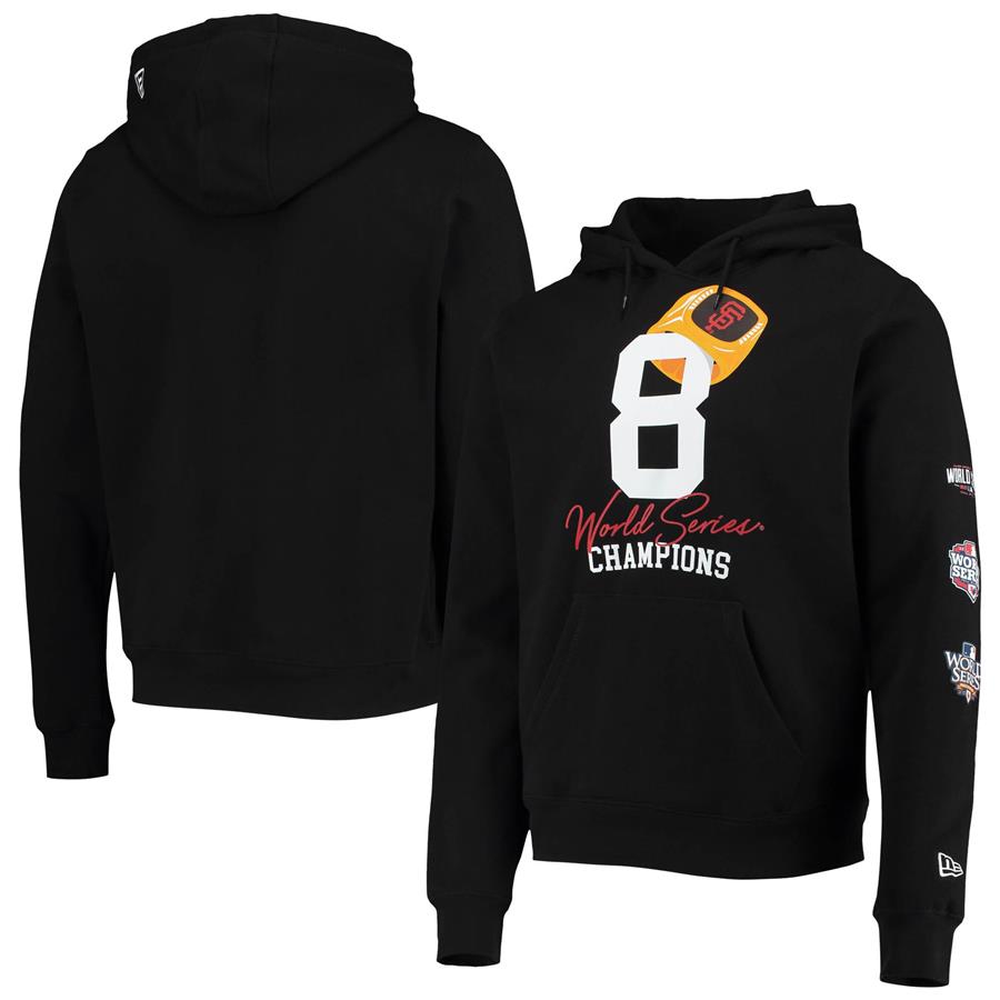 San Francisco Giants New Era Count the Rings Pullover Hoodie - Black