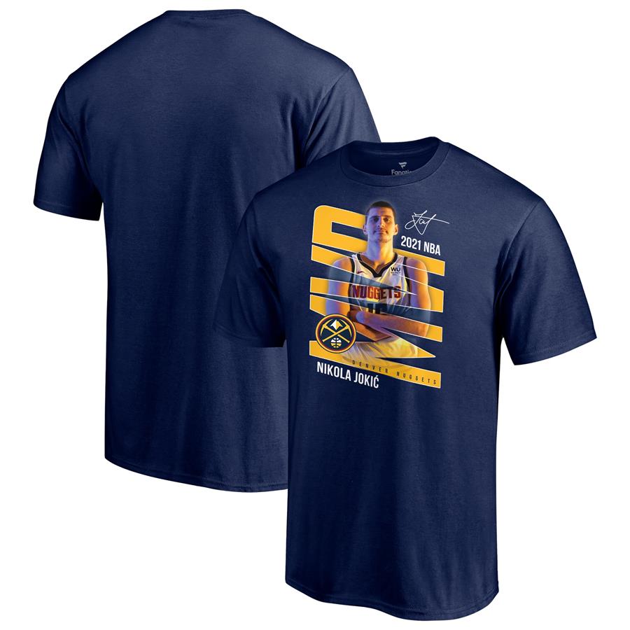 Nikola Jokic Denver Nuggets Fanatics Branded 2021 NBA MVP T-Shirt - Navy