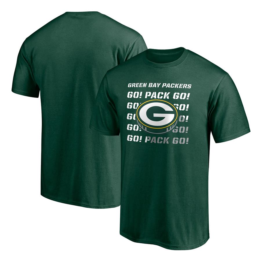 Green Bay Packers Fanatics Branded Hometown 1st Down T-Shirt - Green